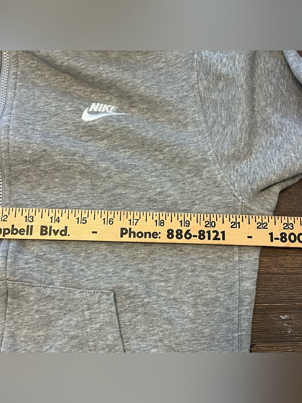 Nike Sportswear Club Fleece Zip Up Hoodie Mens Small - Picture 3 of 4